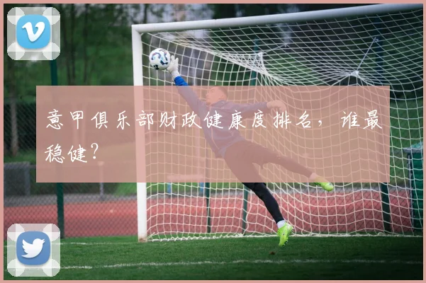 意甲俱乐部财政健康度排名，谁最稳健？